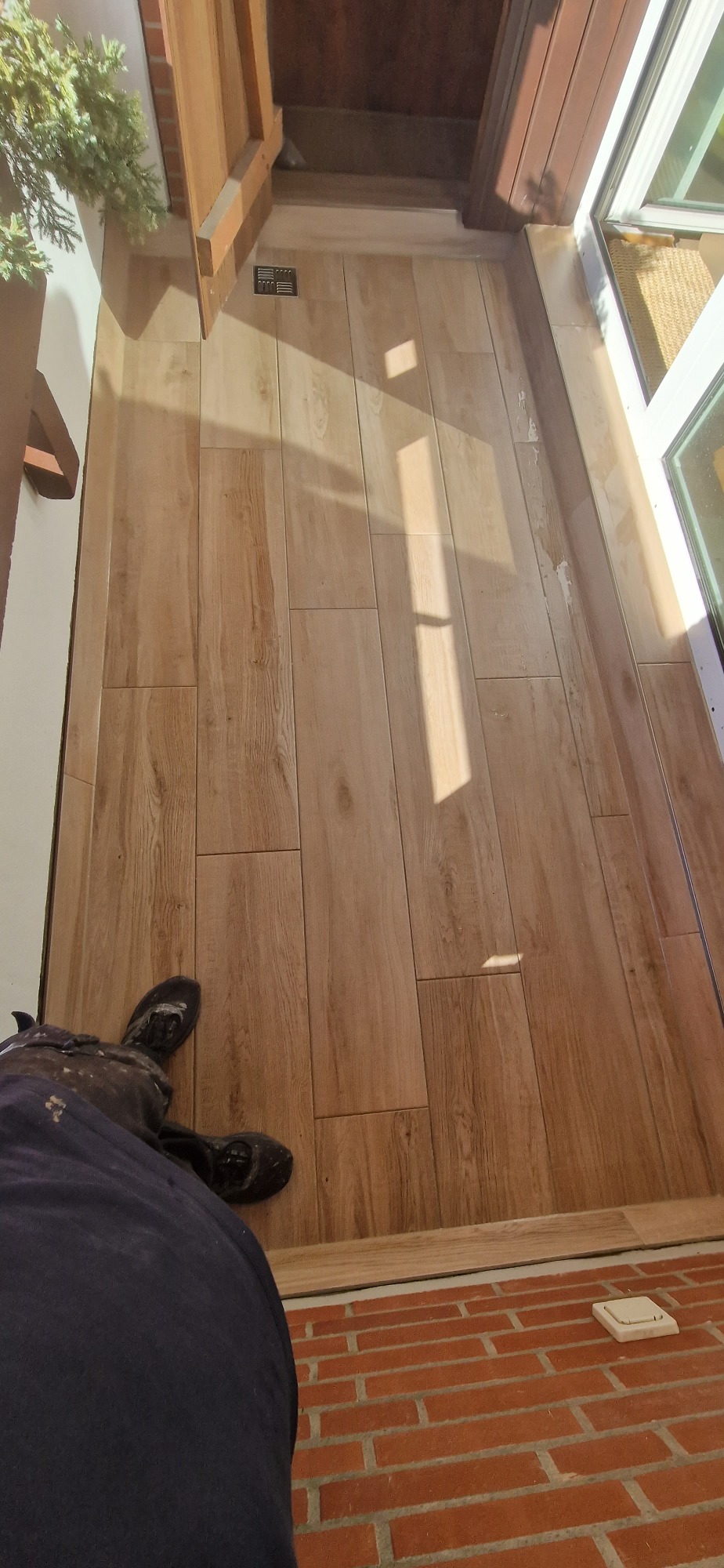 Balkon in Holzoptik Balkon